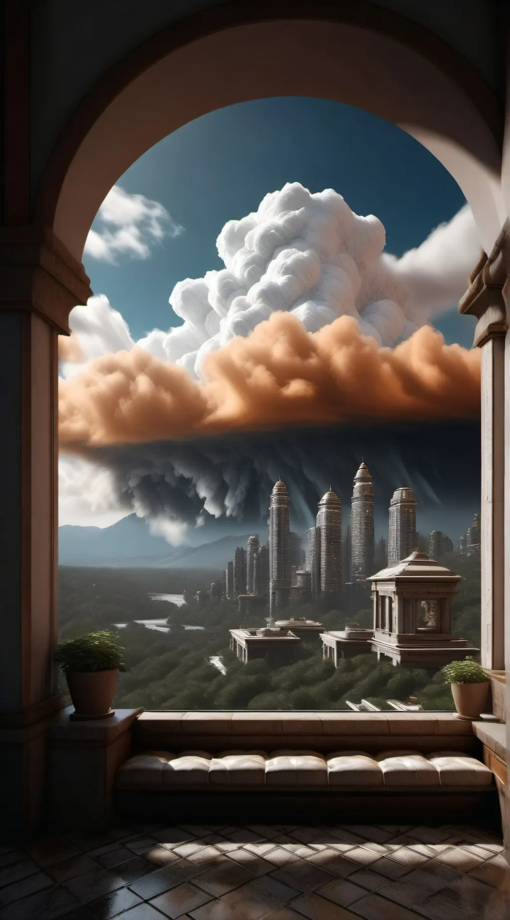 ai character: cheer me up background