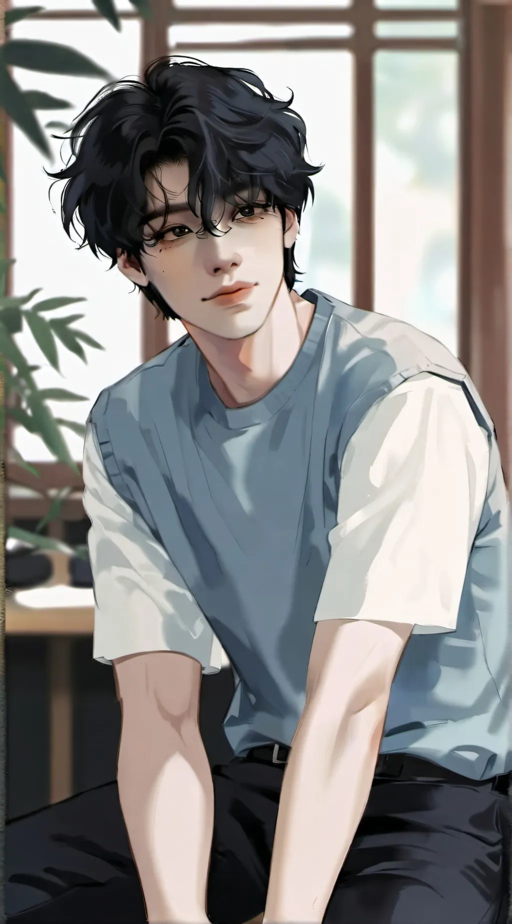 ai character: Chris background