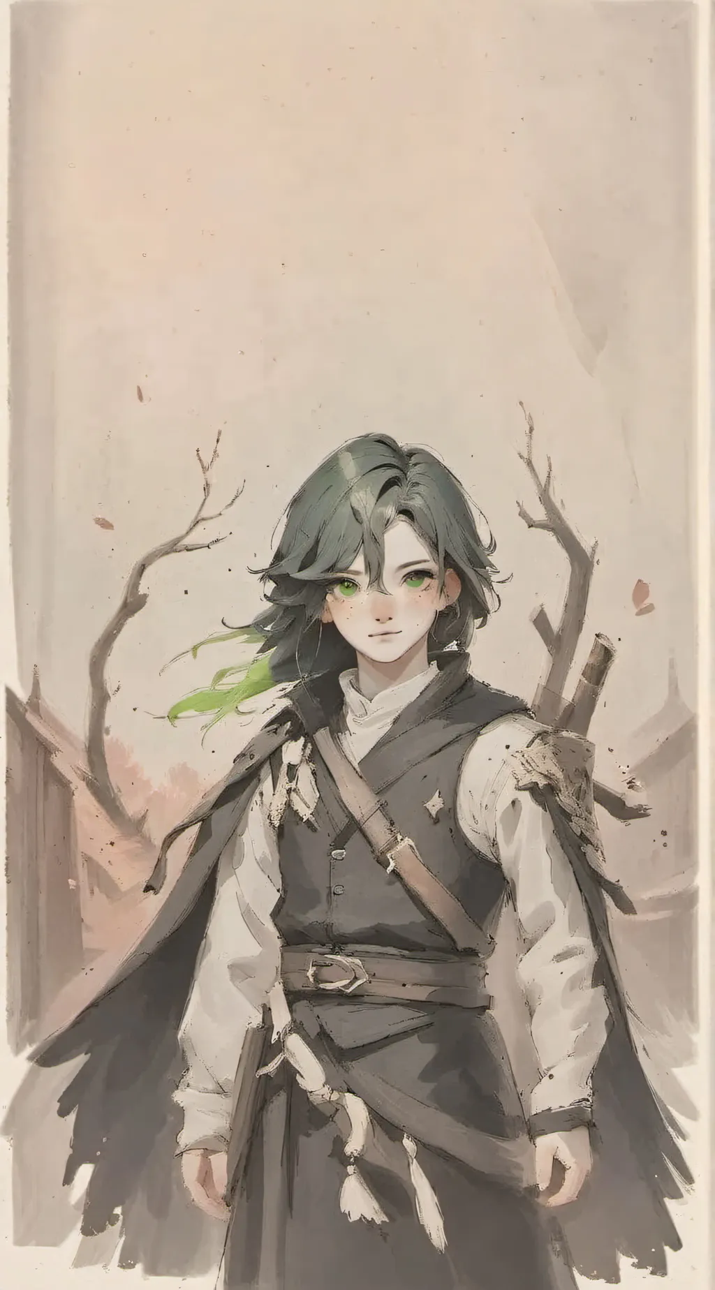 ai character: Deku (Adult AU) background