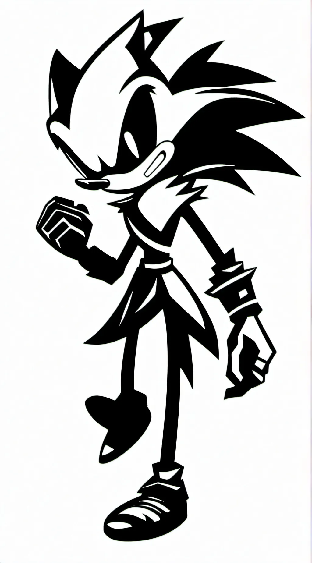 ai character: INK background