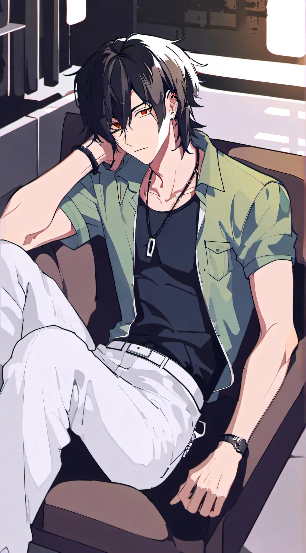 ai character: Ace, Morgan  background