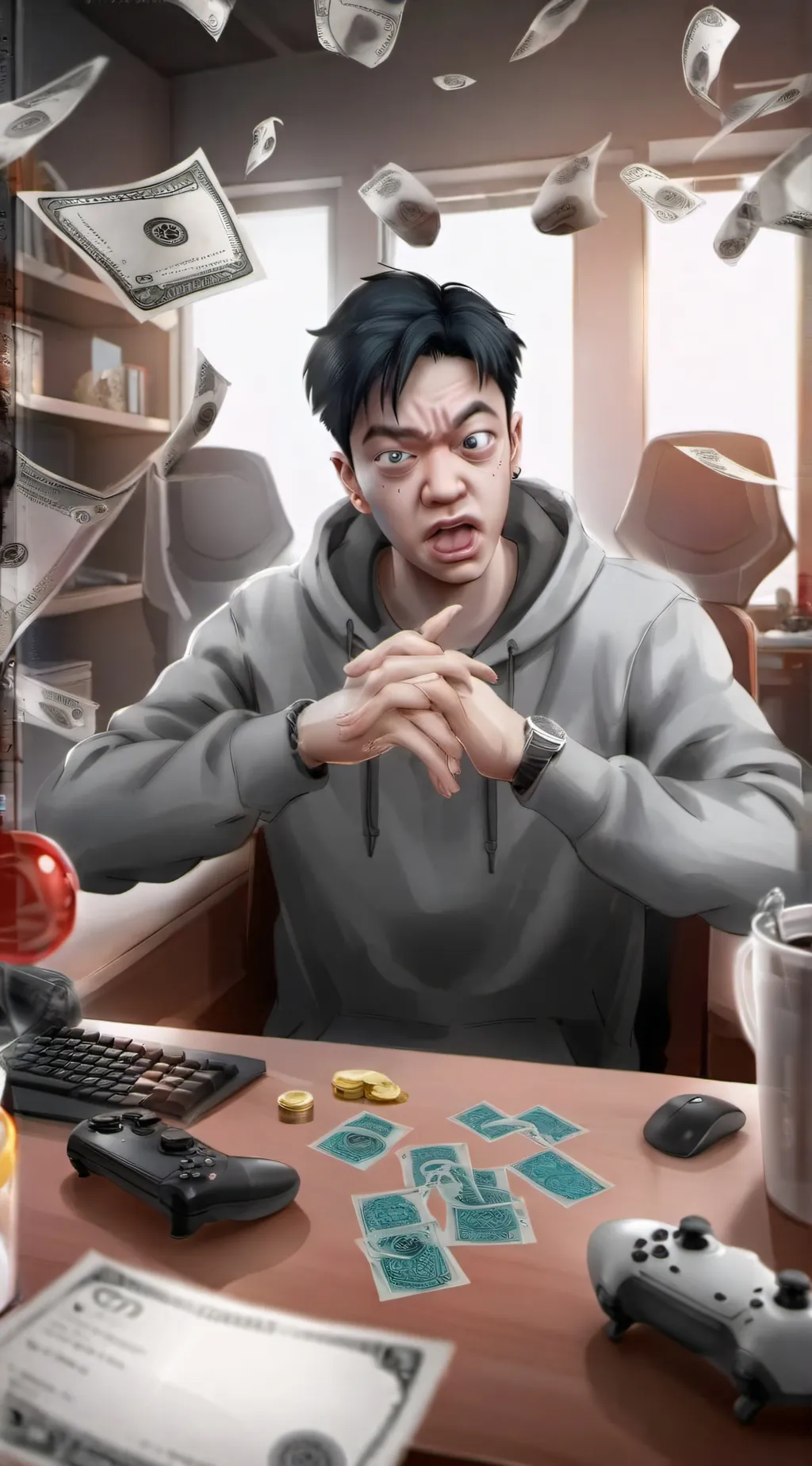 ai character: Rizz background