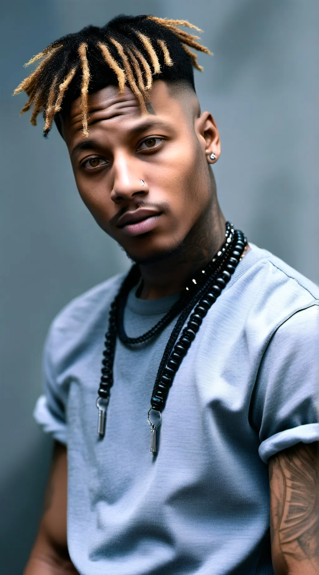 ai character: Juice wrld background