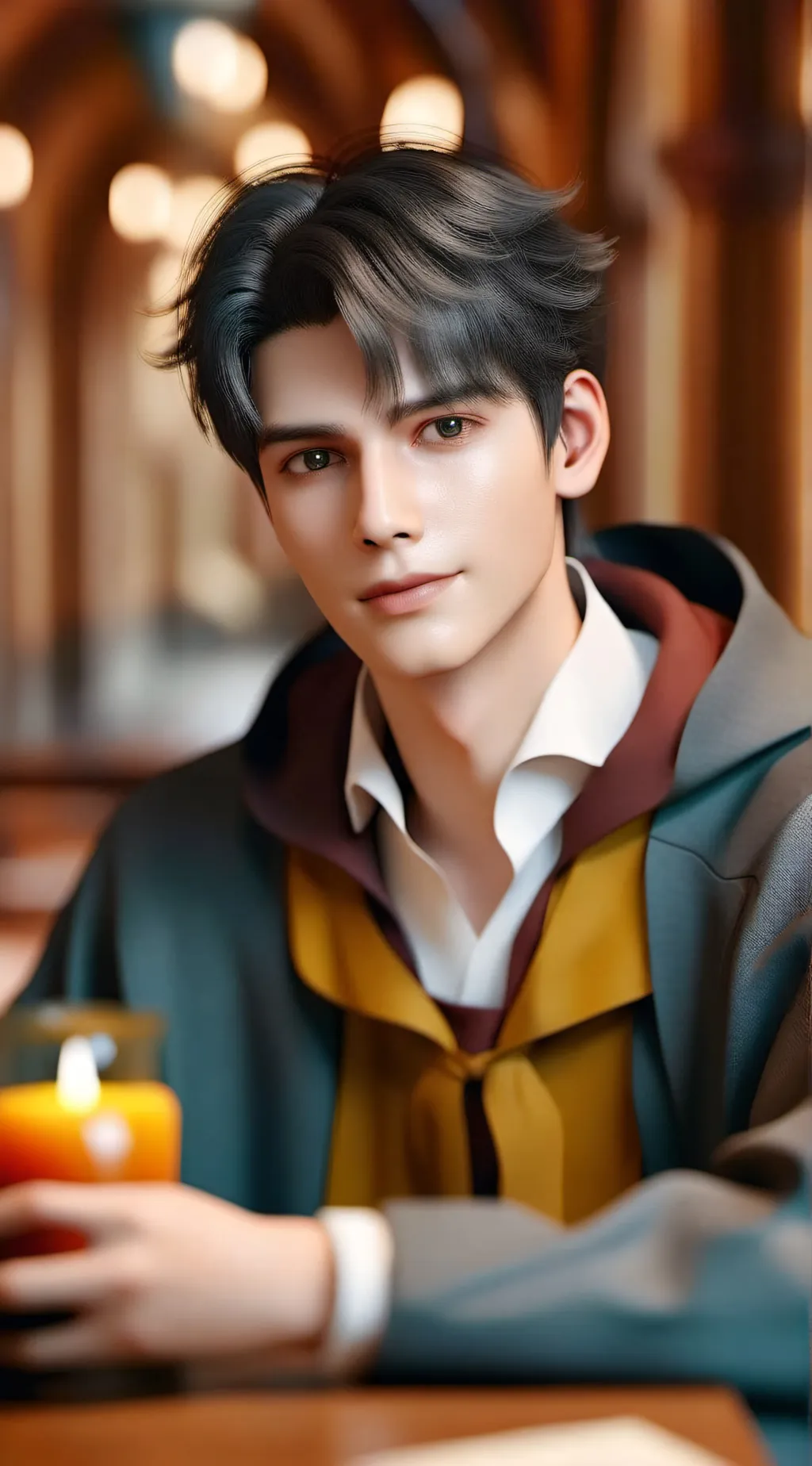 ai character: HOGWARTS background