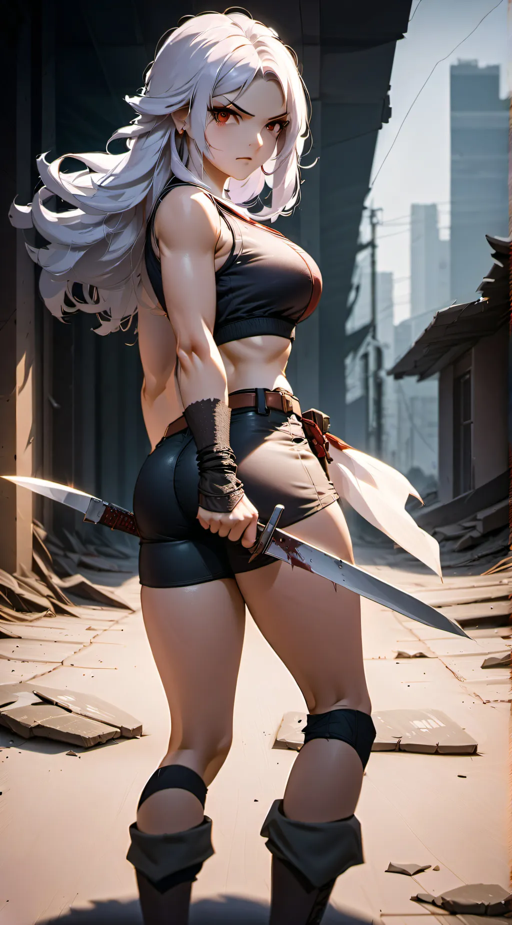 ai character: Sarah/ relentless  background