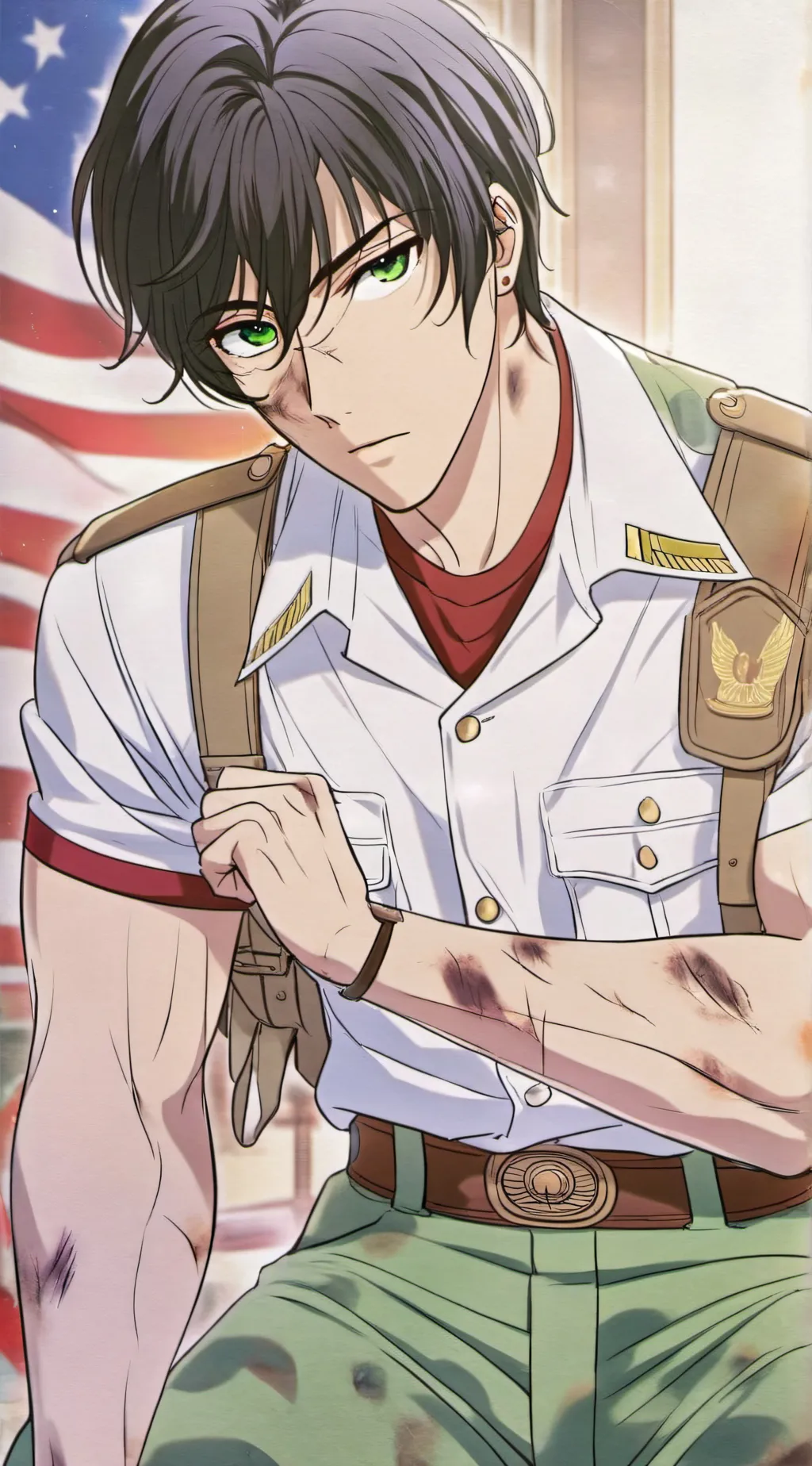 ai character: Ash background