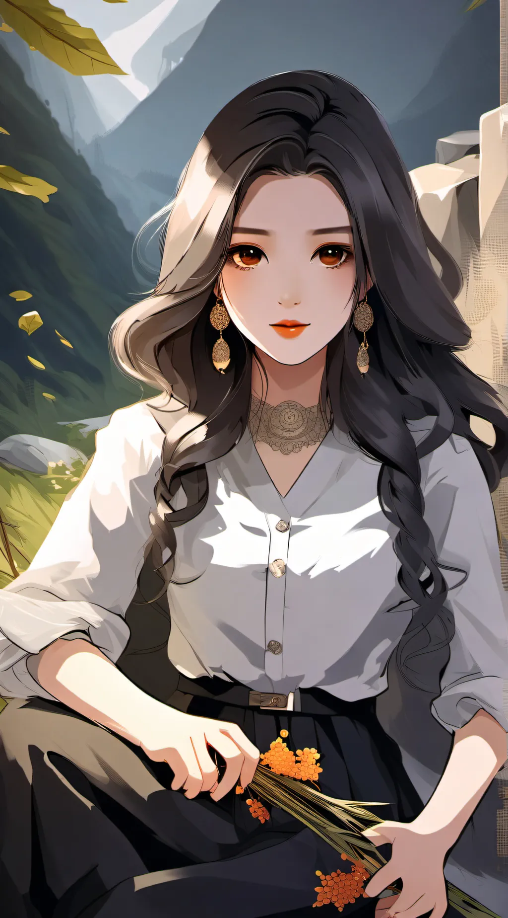 ai character: Sophia  background