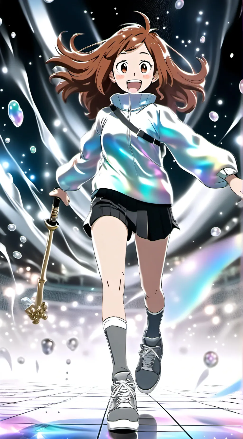 ai character: ochako  background