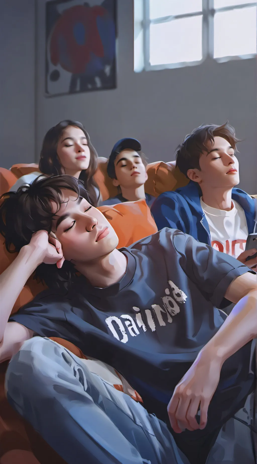 ai character: BLACK PHONE CAST background