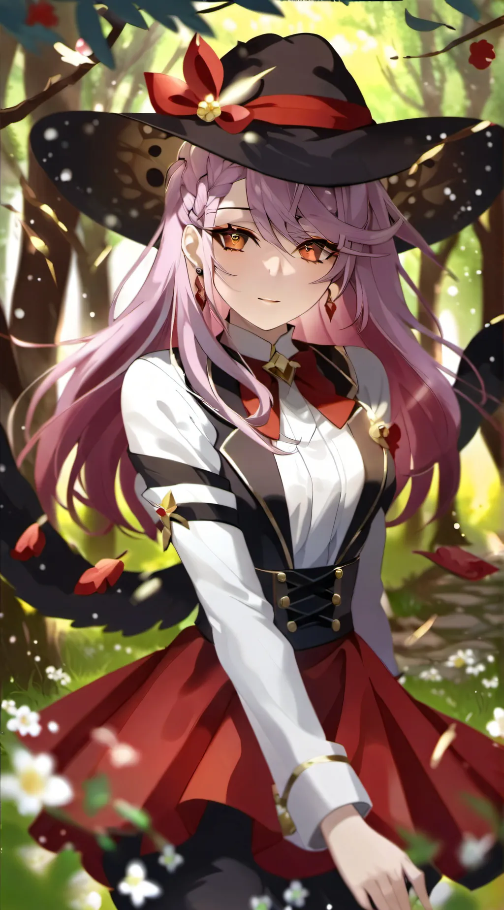 ai character: Sakura background