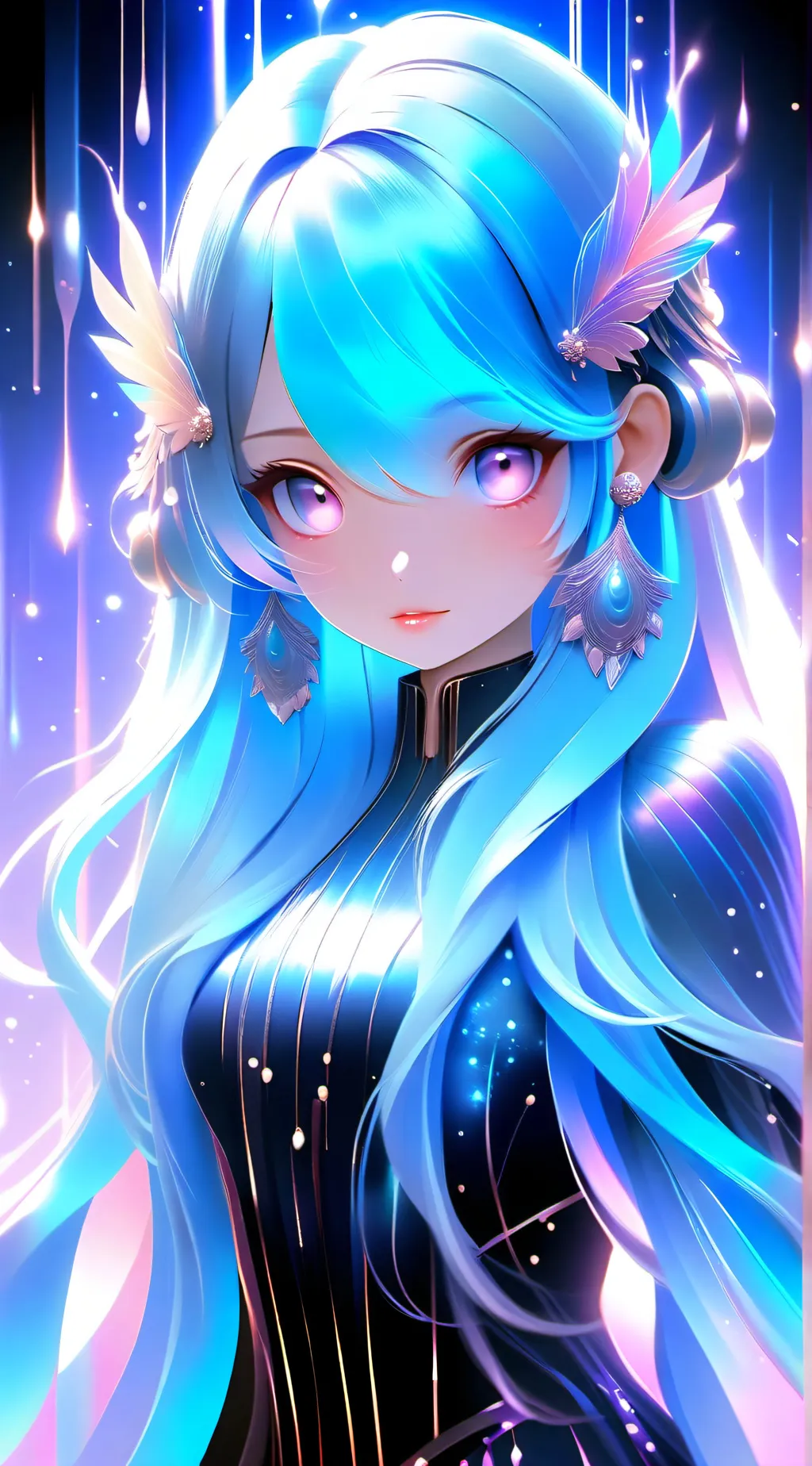 ai character: Mha Christmas background