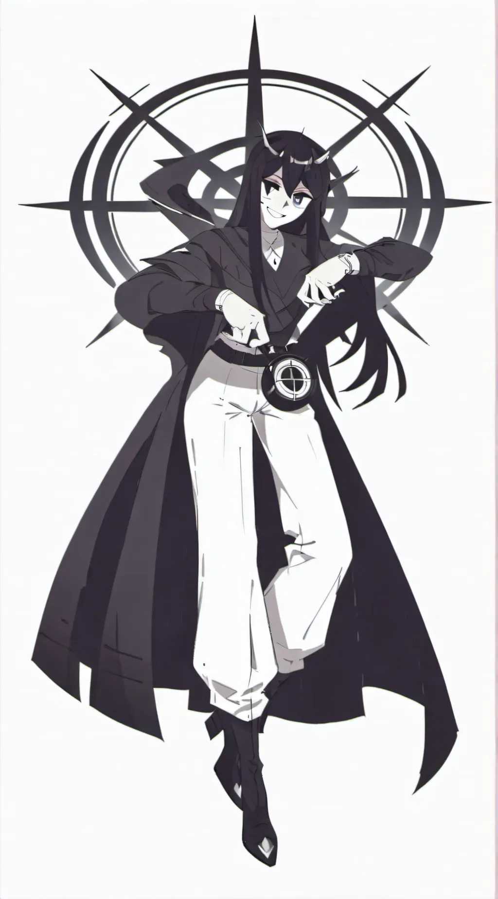 ai character: miss circle  background