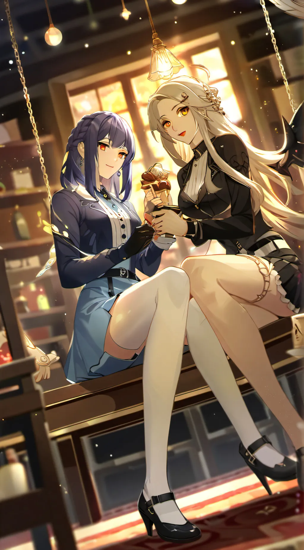 ai character: chaggy background