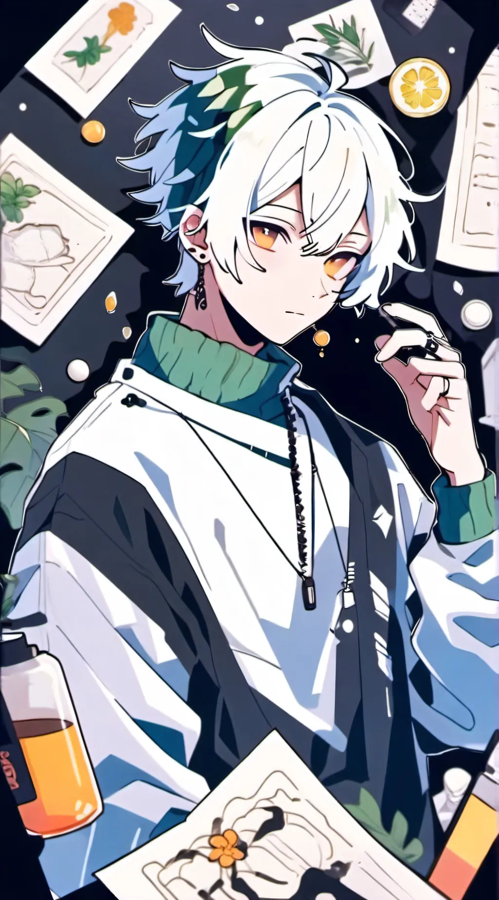 ai character: Oliver background