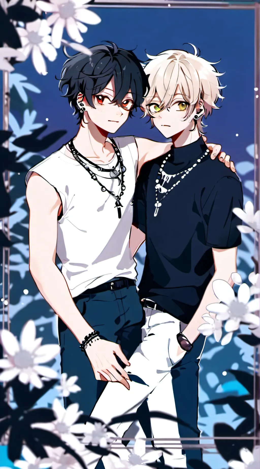 ai character: Niko and Mika background