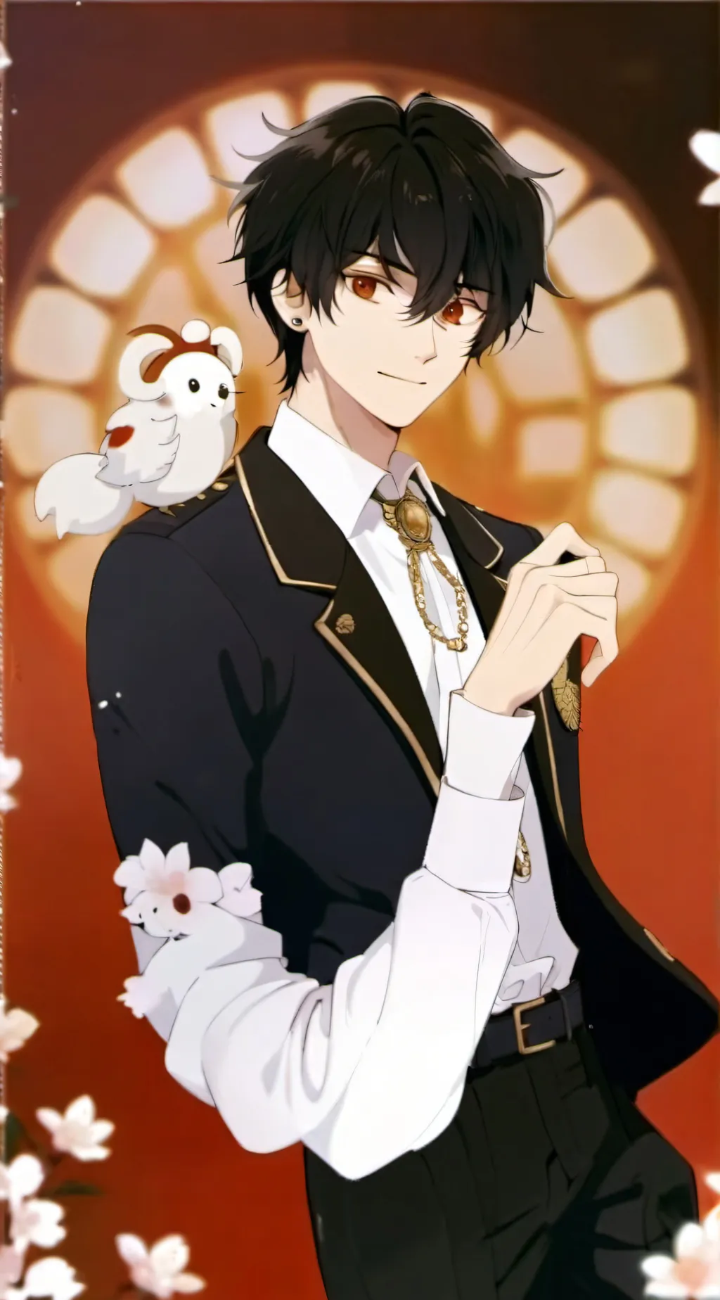 ai character: young aizawa  background