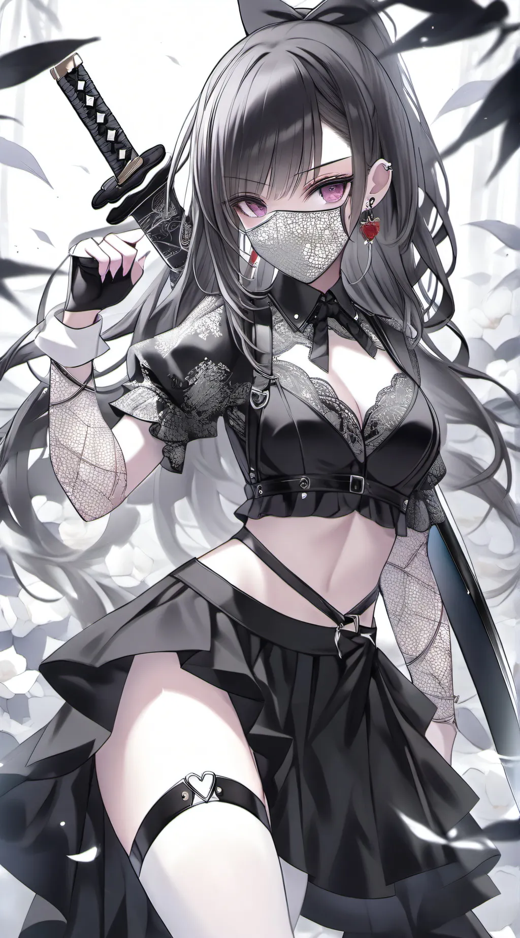 ai character: Rose background