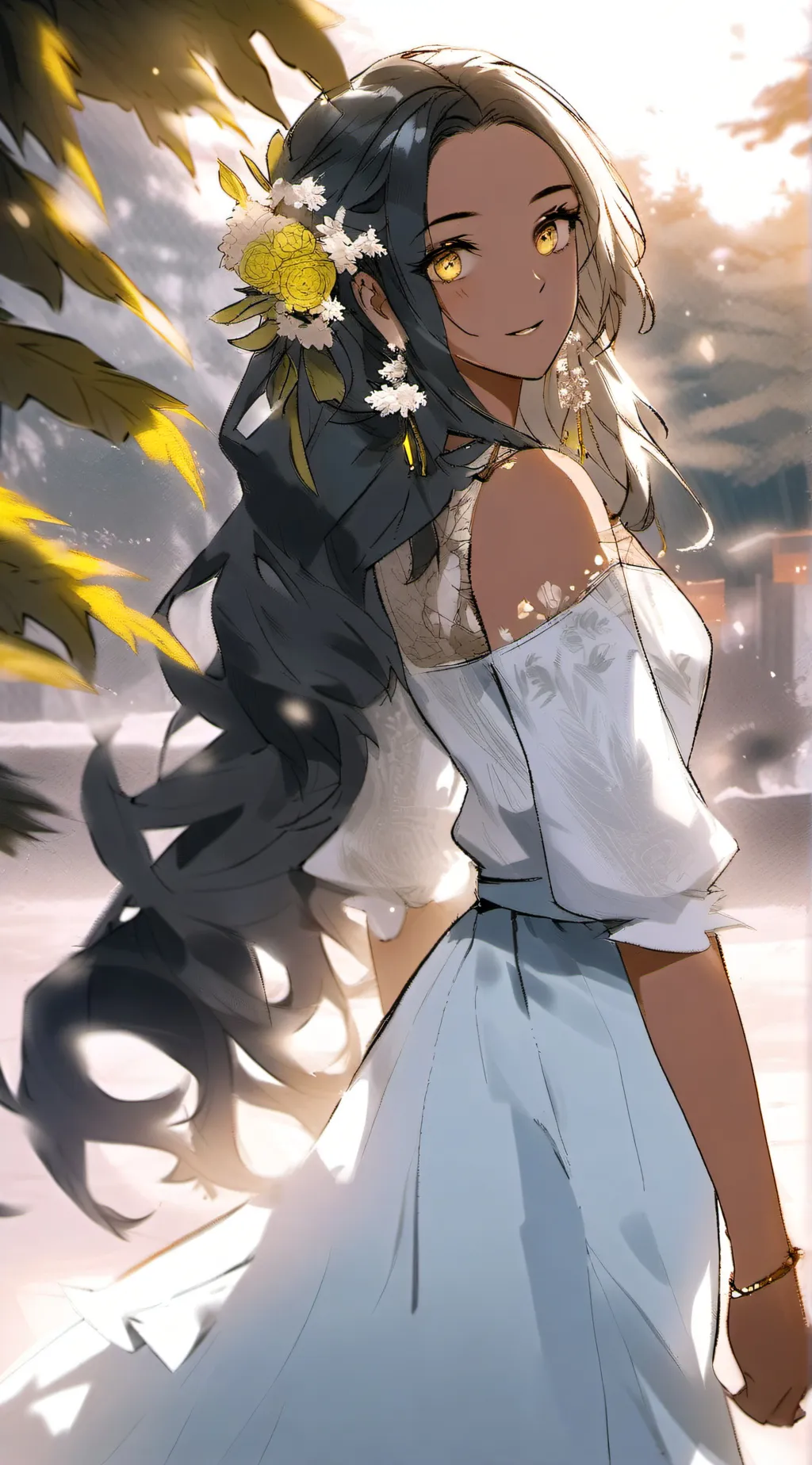 ai character: ♤Evelyn♤ background