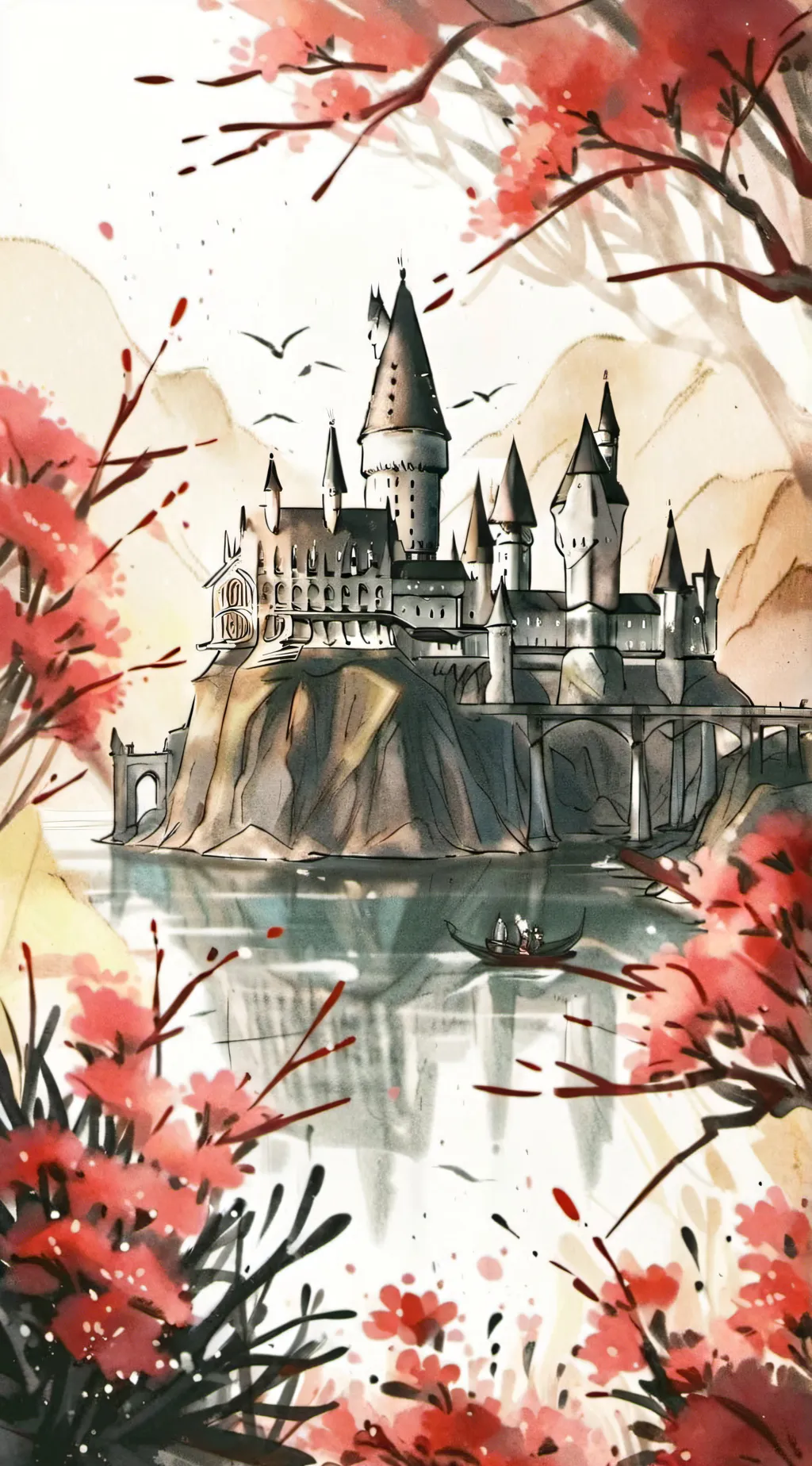 ai character: Hogwarts Monopoly background