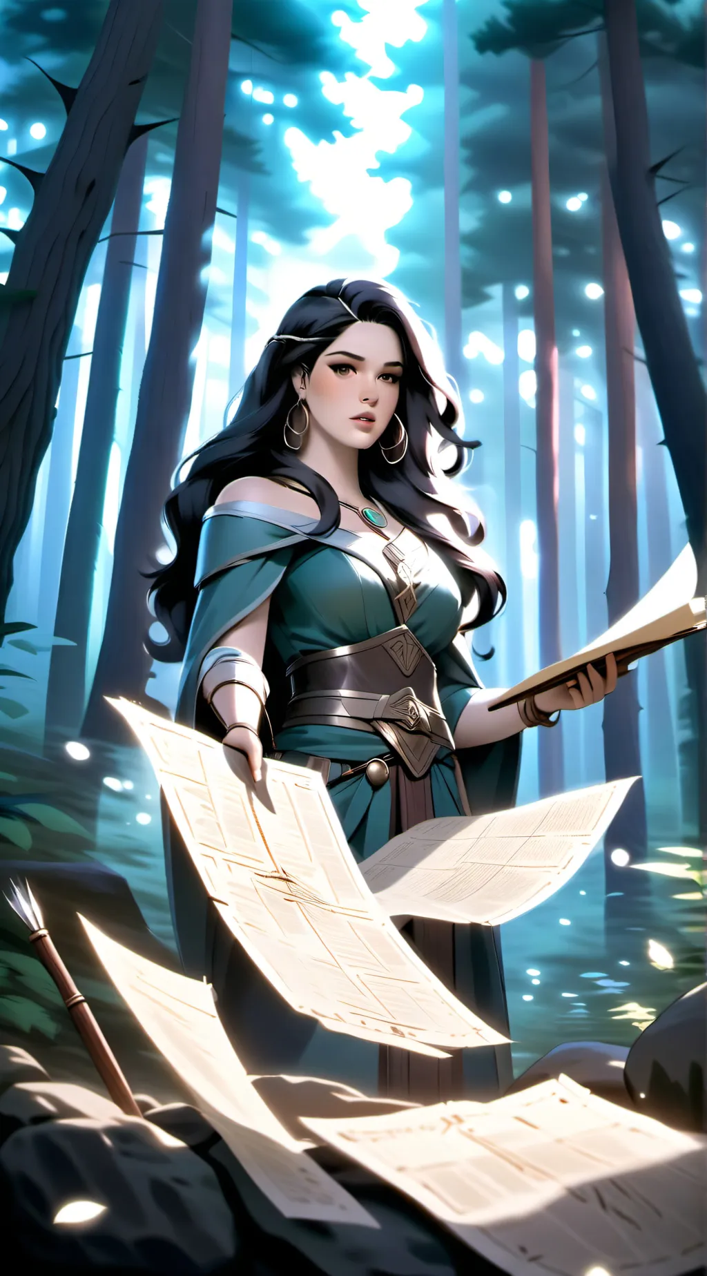 ai character: Evelyn background