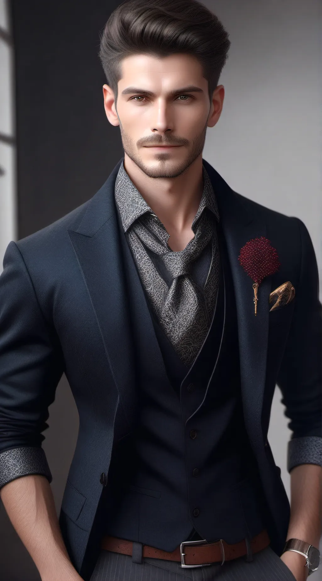 ai character: Curtis  background