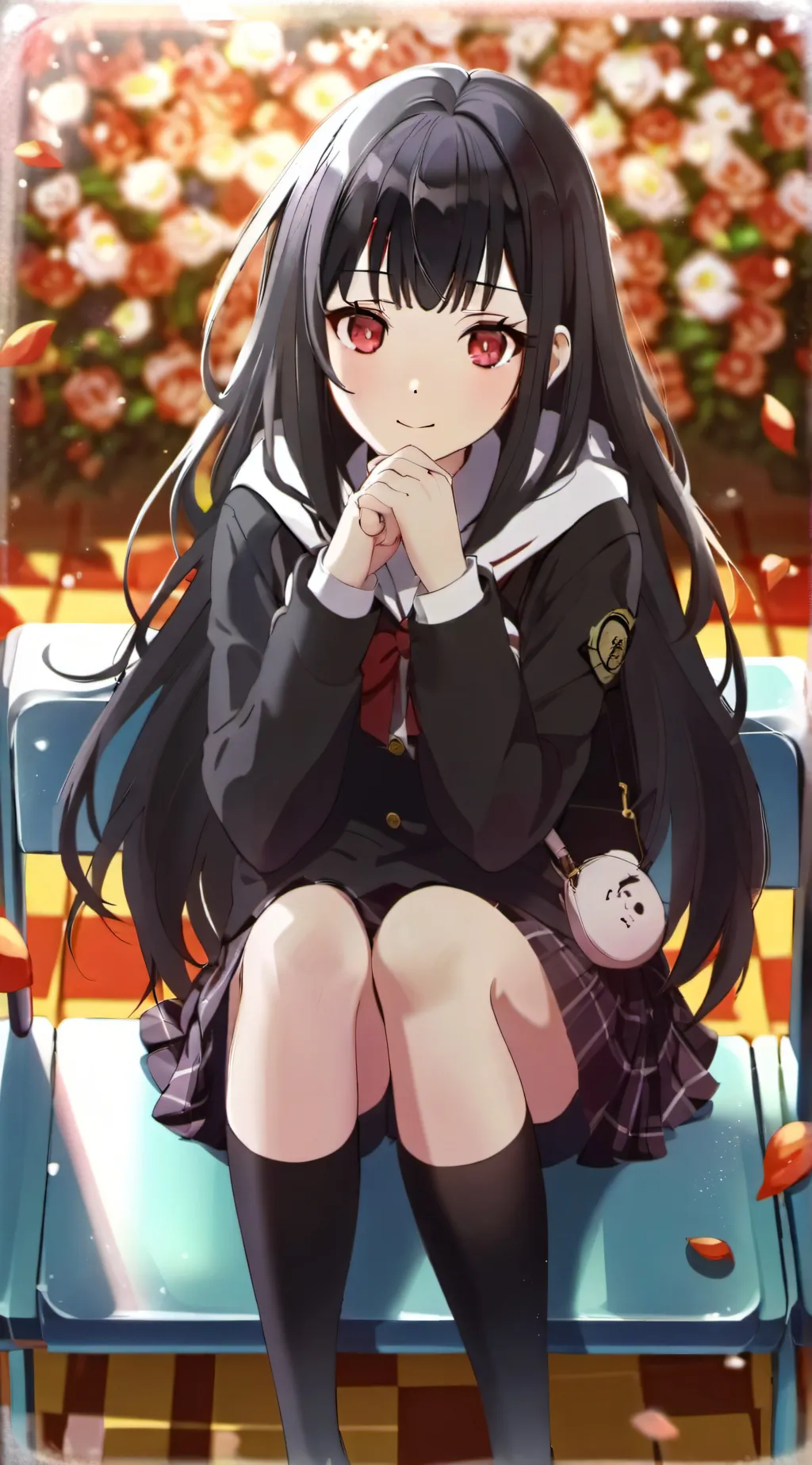 ai character: Rose background