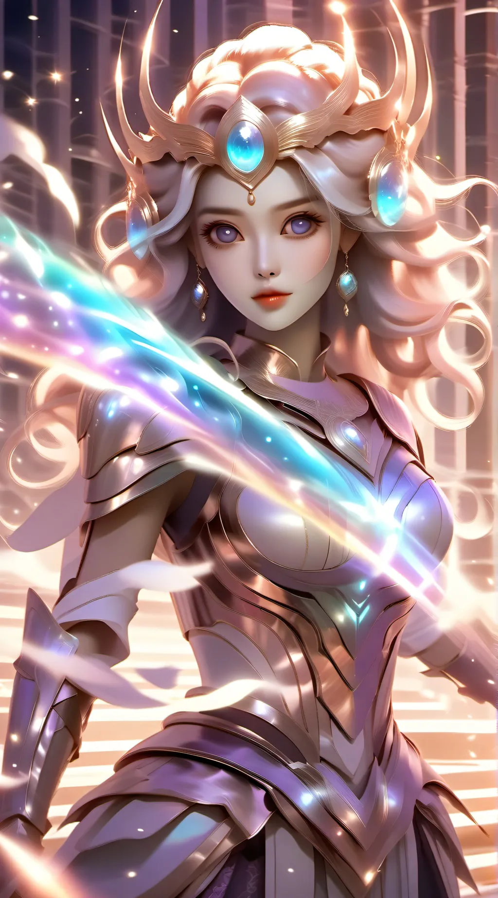 ai character: 土地 background