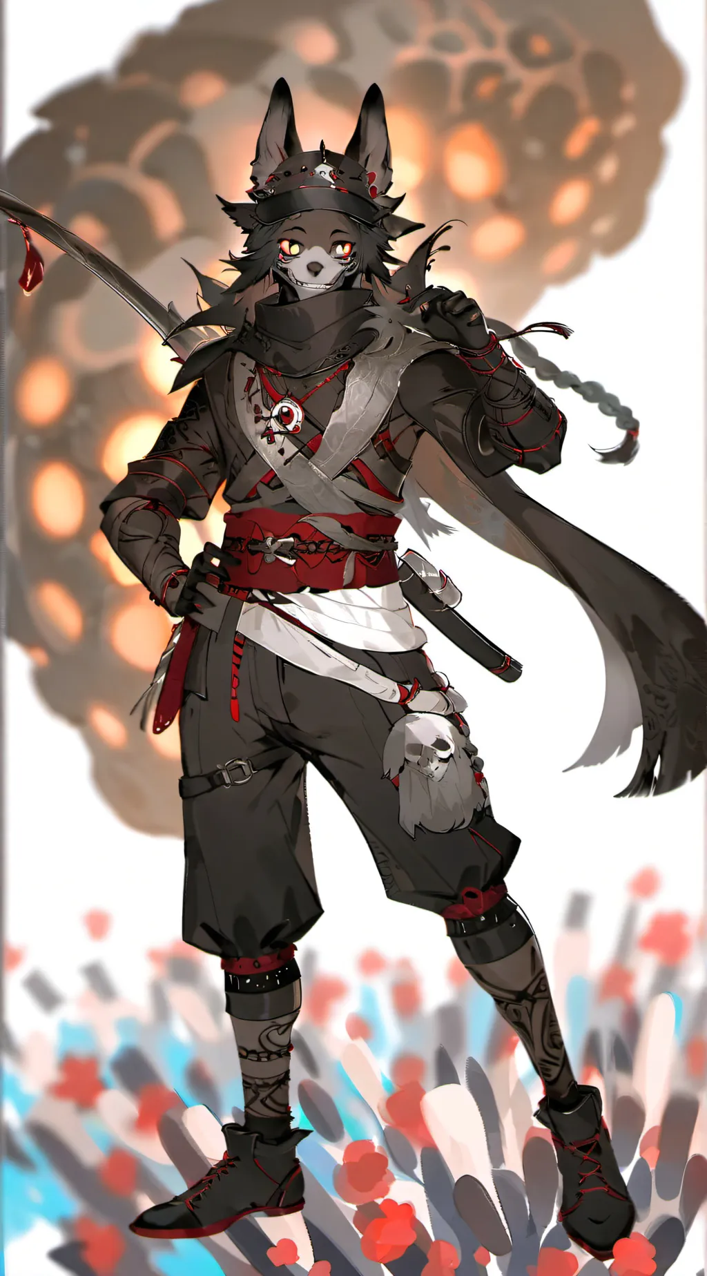 ai character: puro background