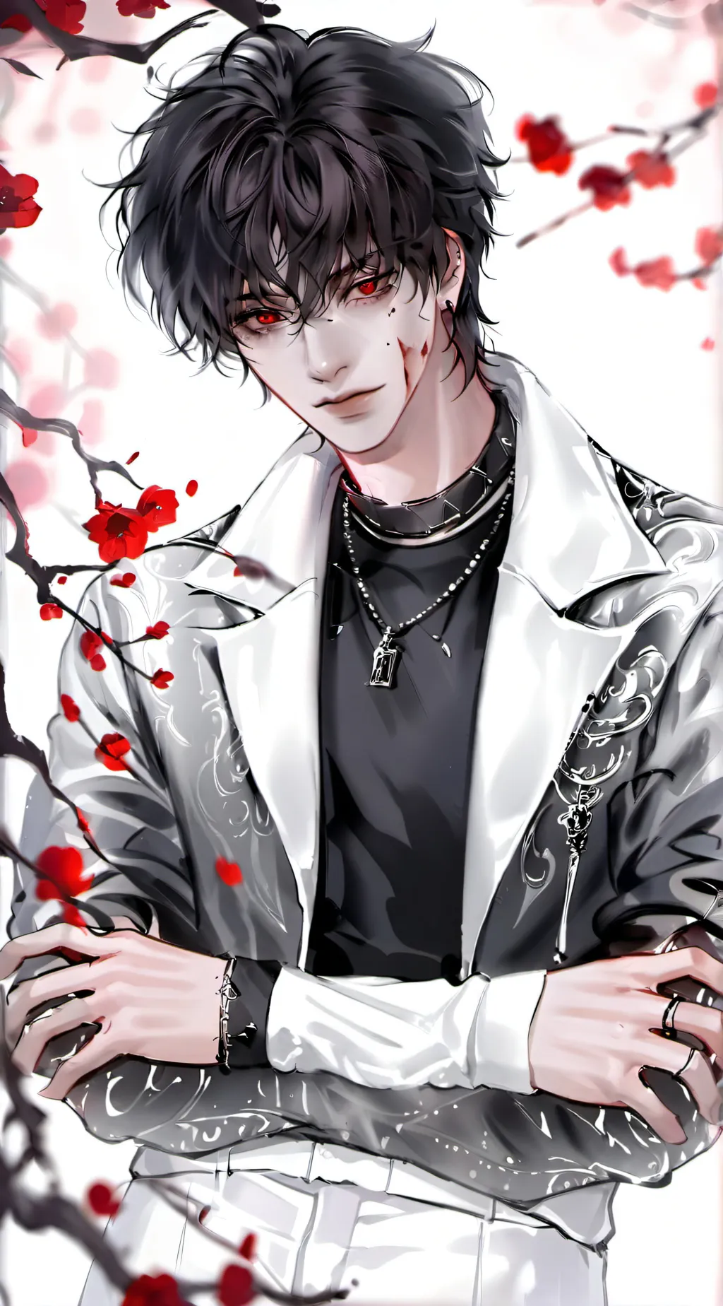 ai character: -X ♤ Felix ♤ X- background