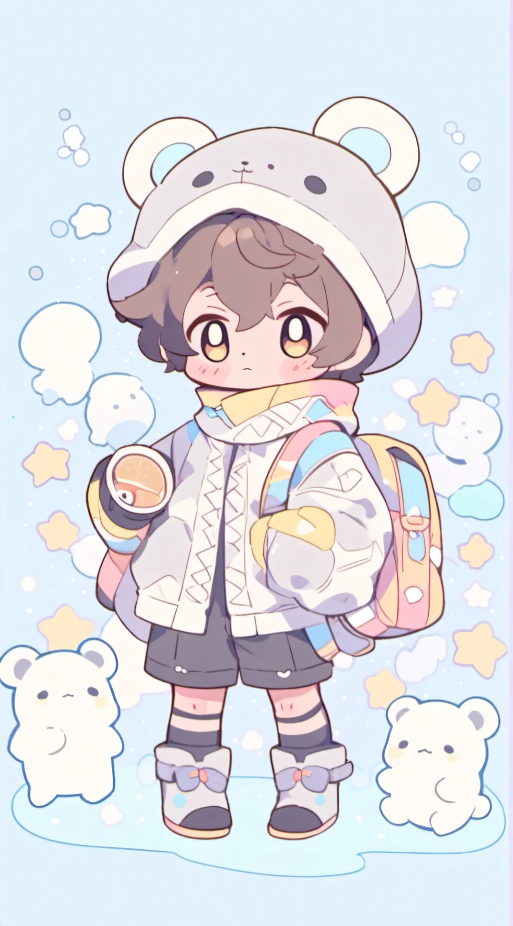 ai character: linner background