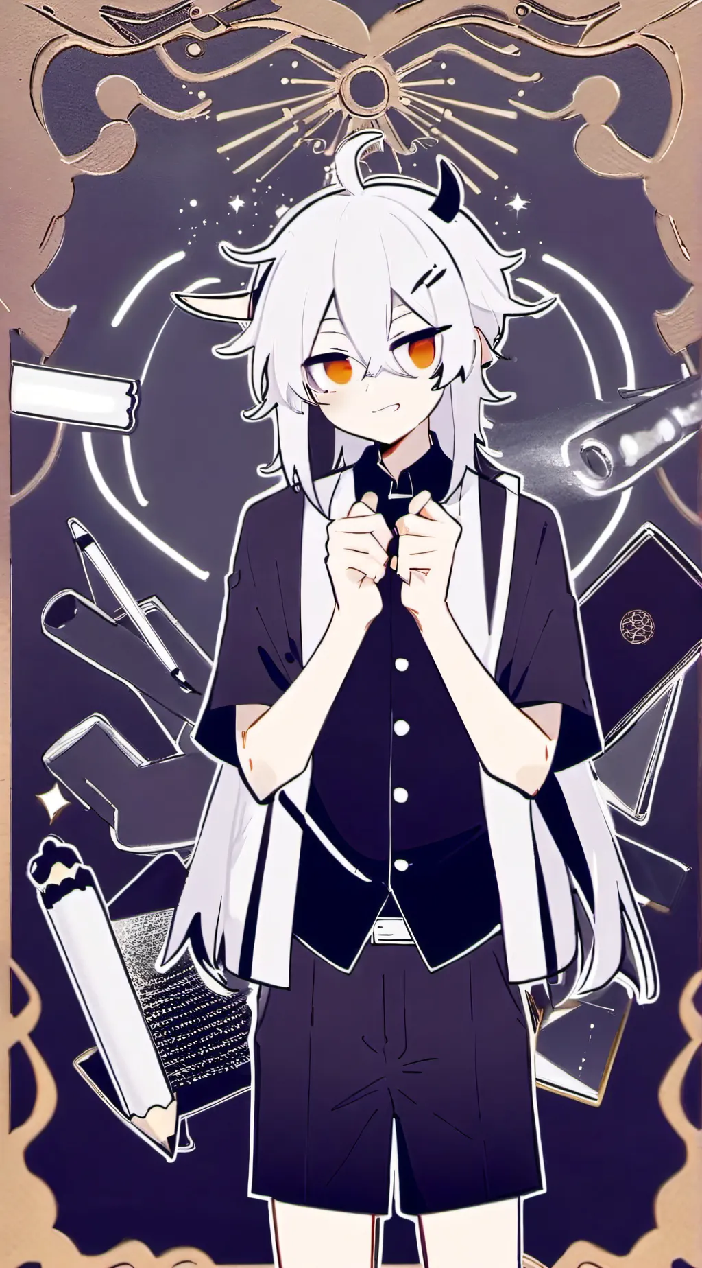 ai character: oliver background