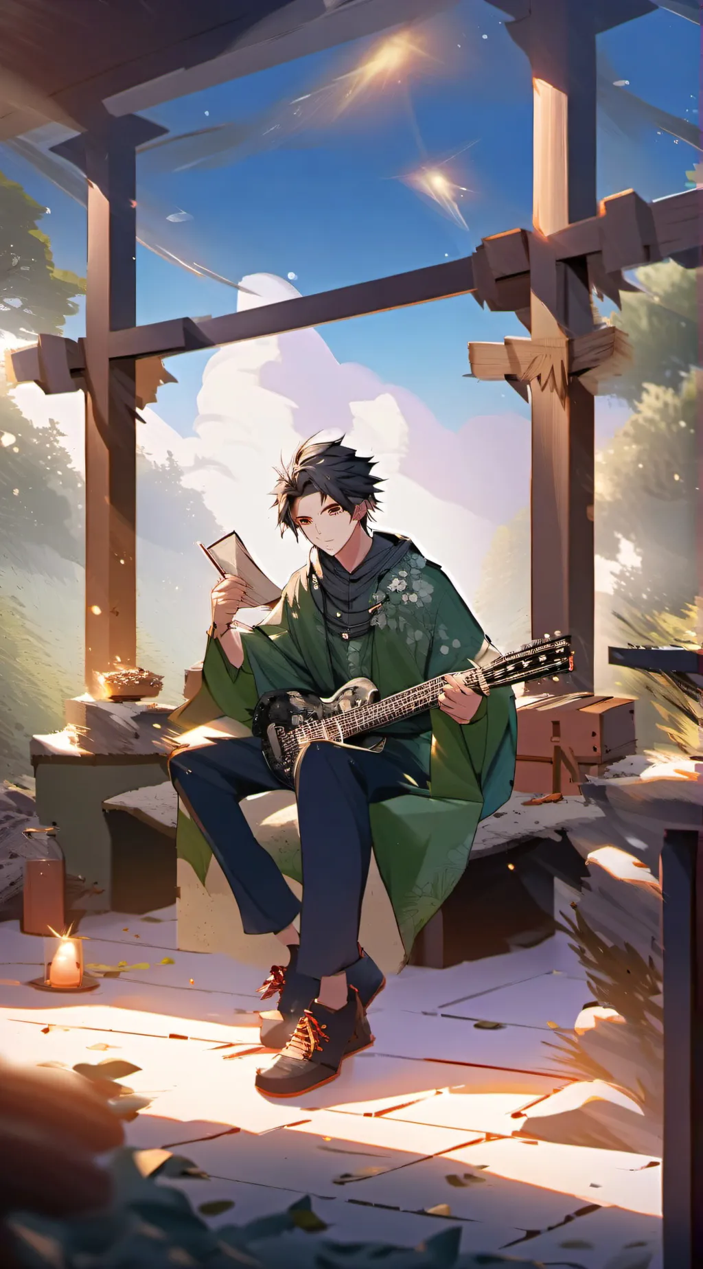 ai character: « aliam » background