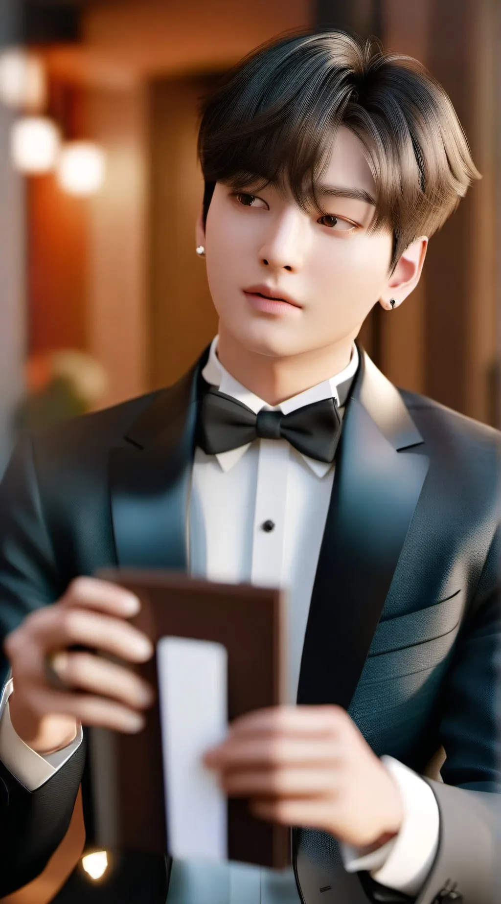 ai character: KIM SEOK JIN👇🏻💕 background