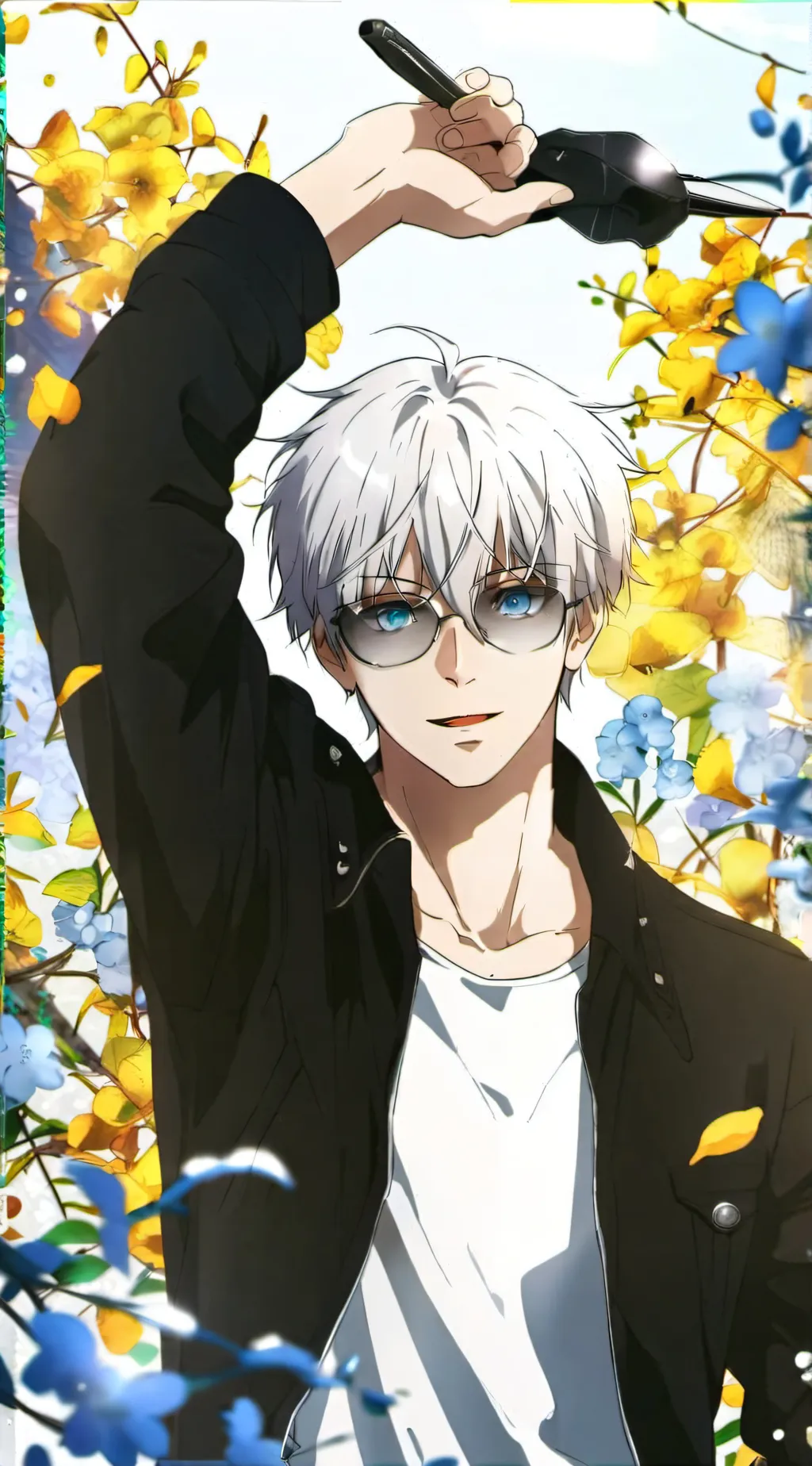 ai character: Gojo Satoru  background