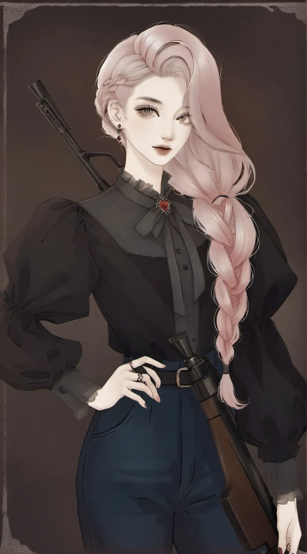 ai character: serena background