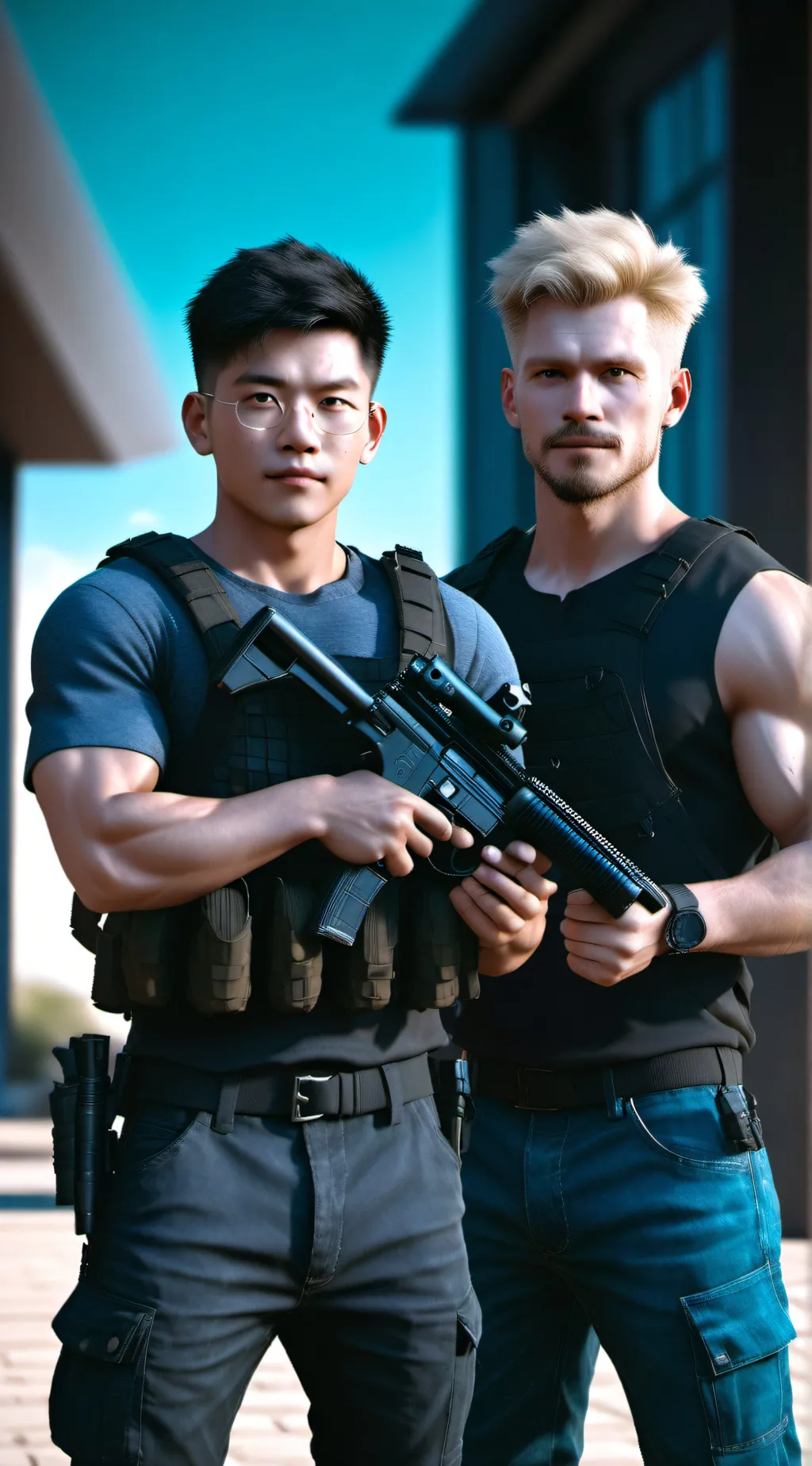 ai character: Brayden And victor background