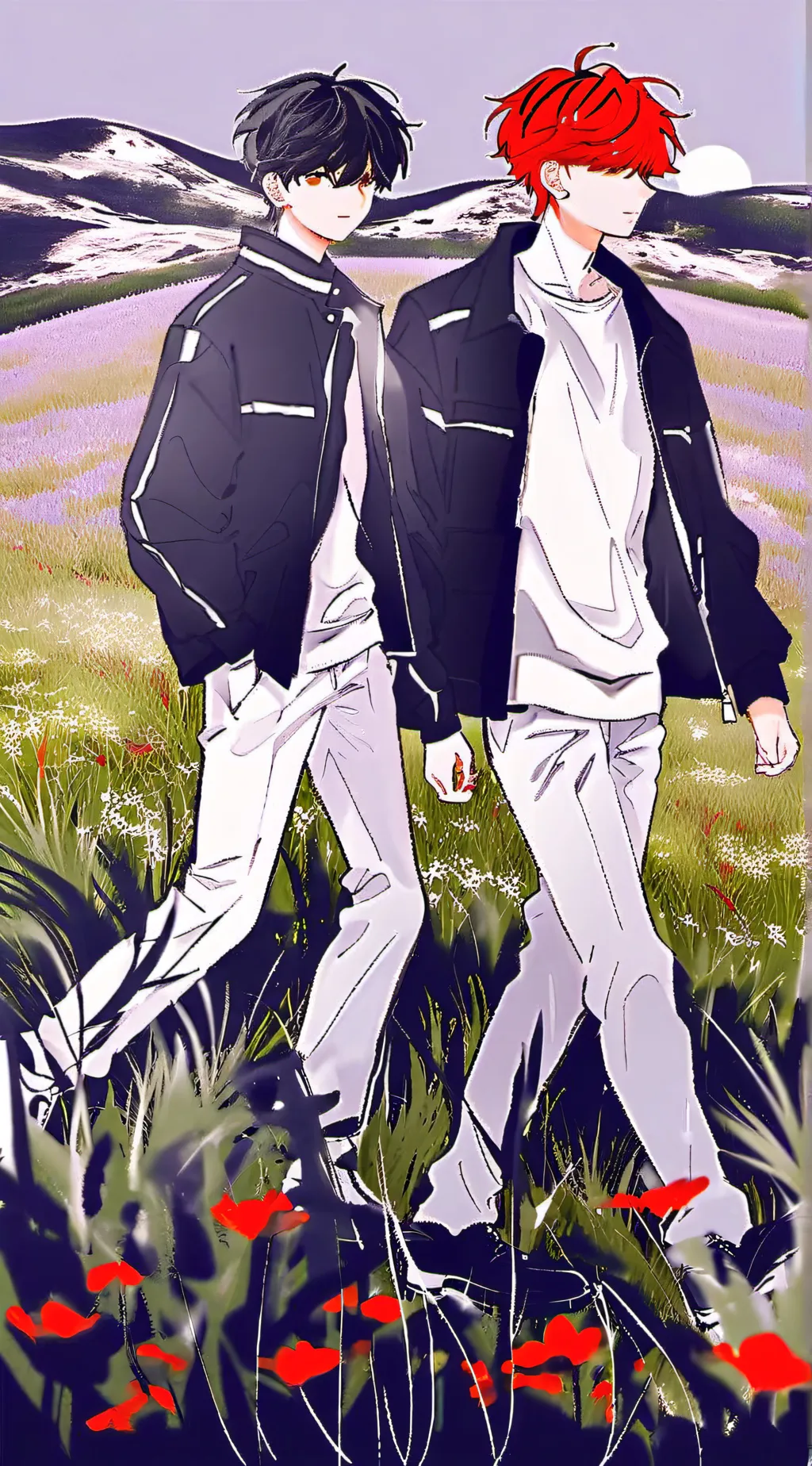 ai character: Tdl X Tco :D!  background