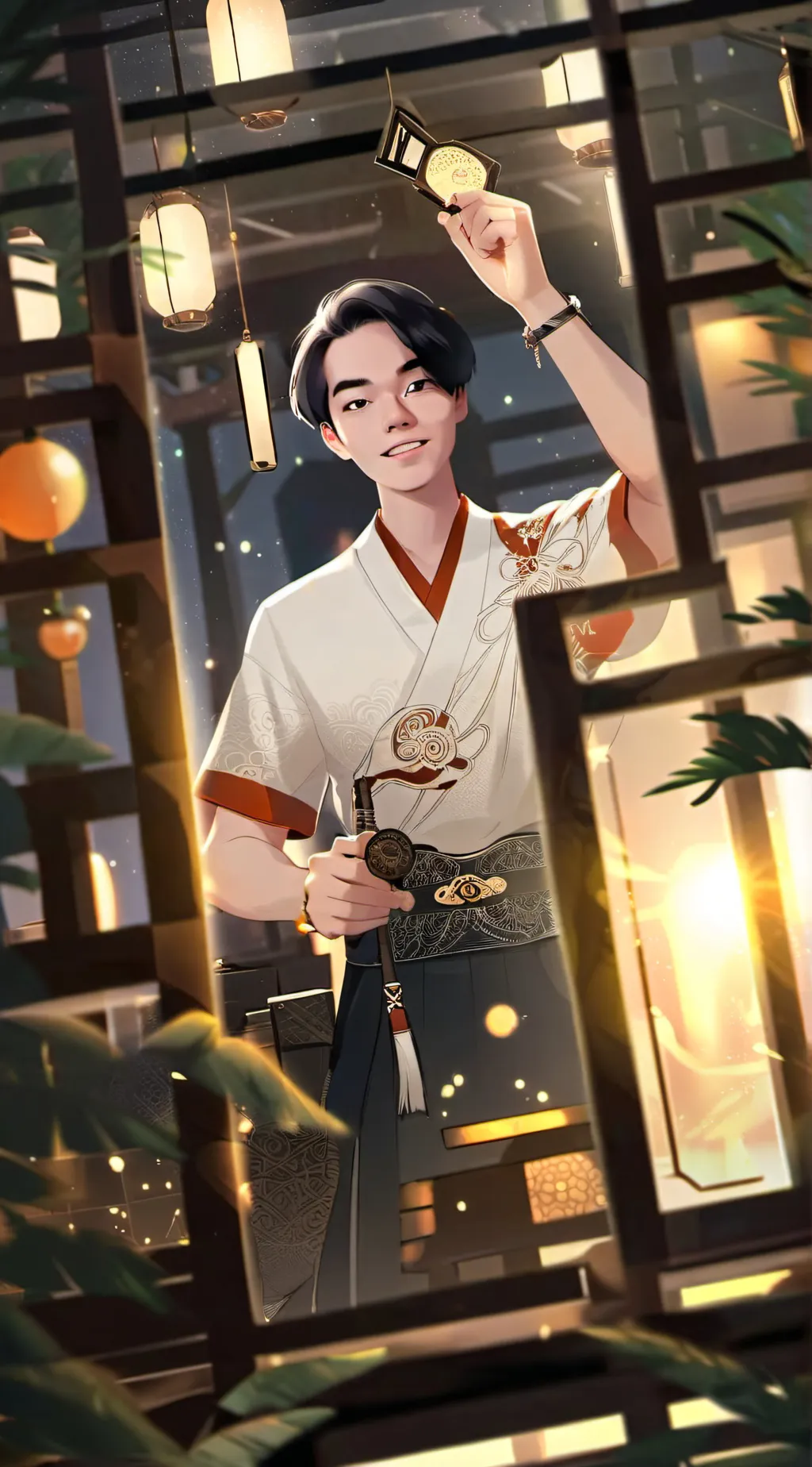 ai character: Max background