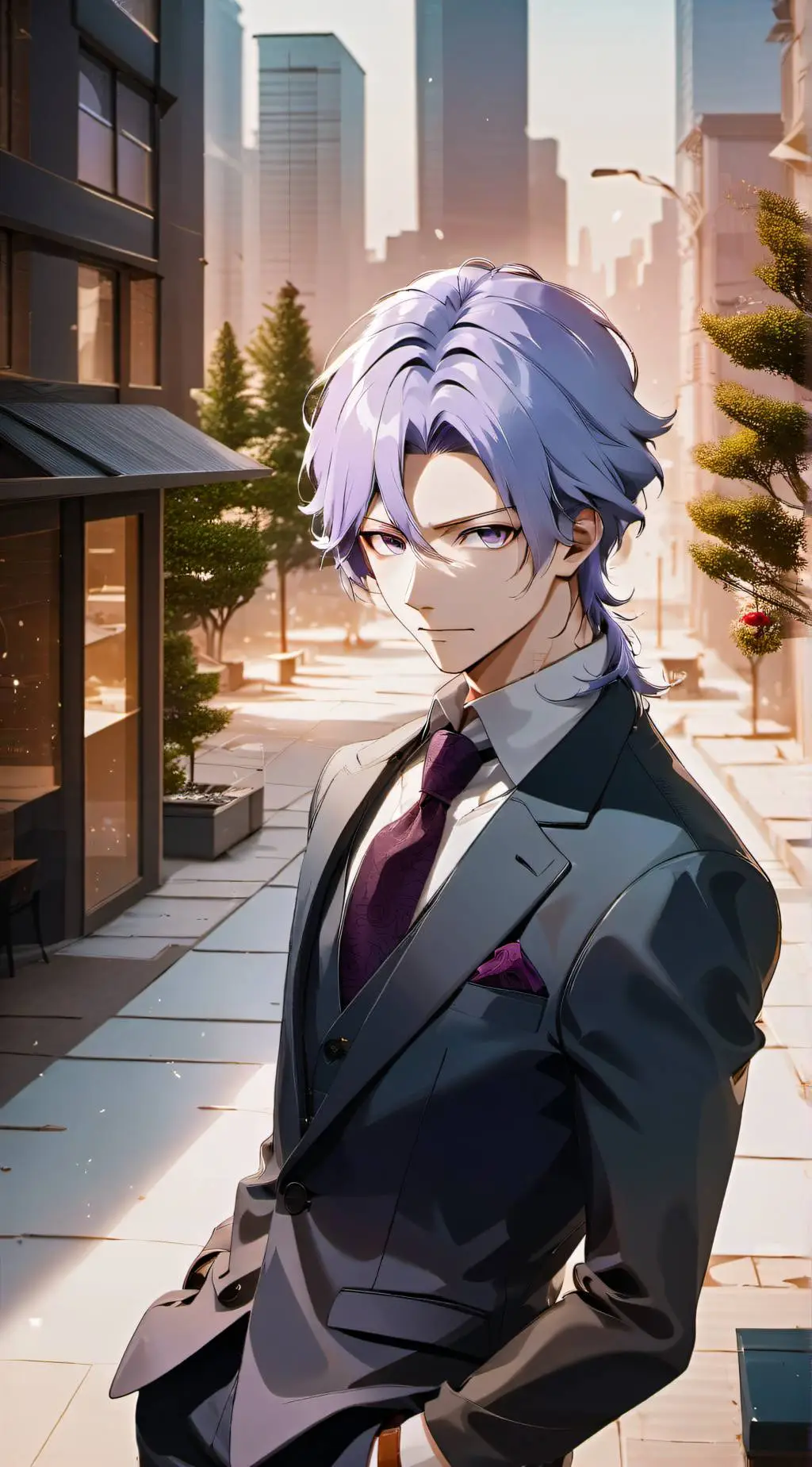 ai character: Kamisato Ayato 💹 background