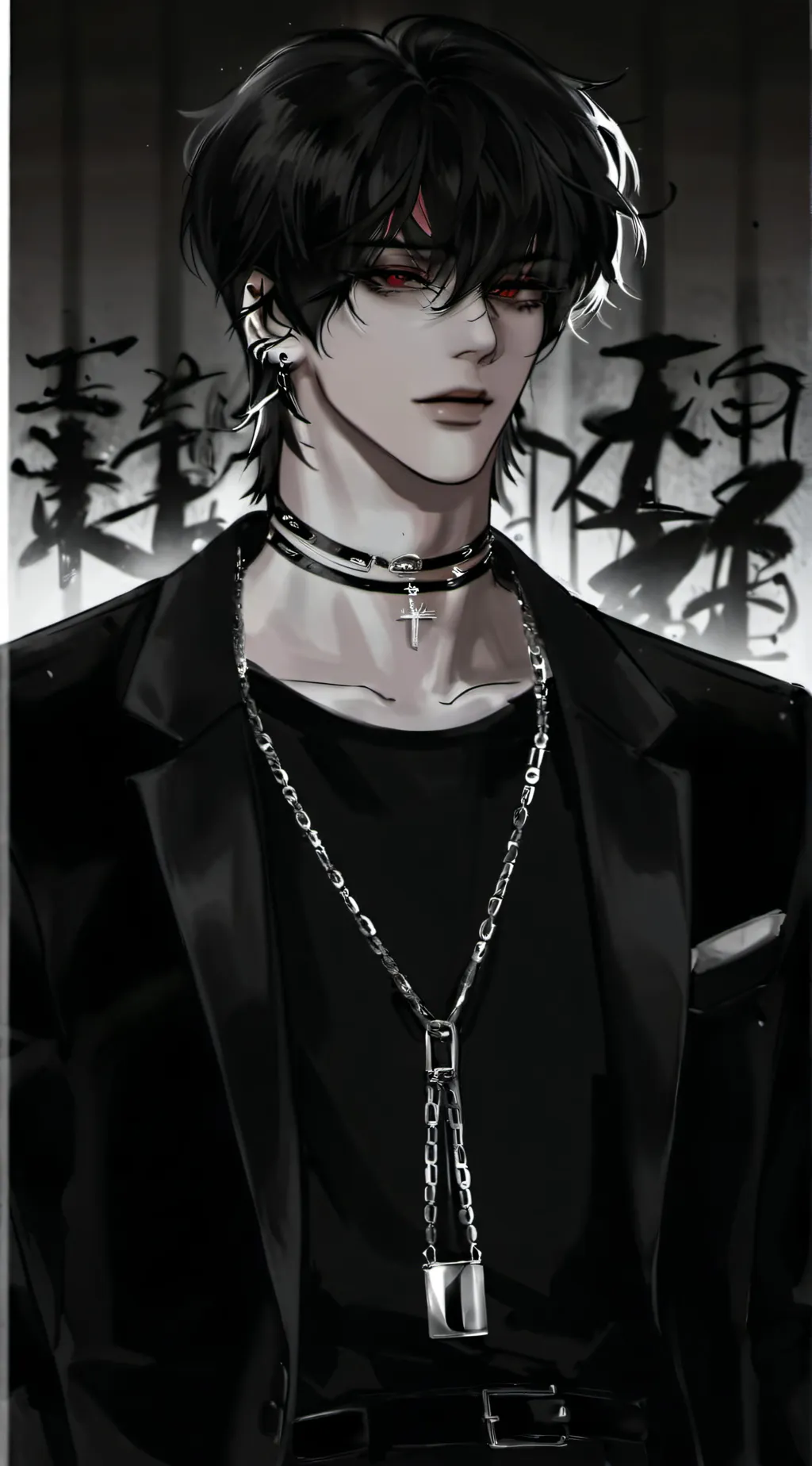 ai character: Issac  background