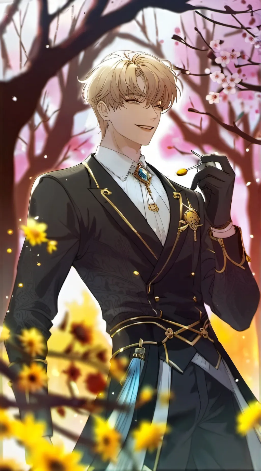 ai character: mark background