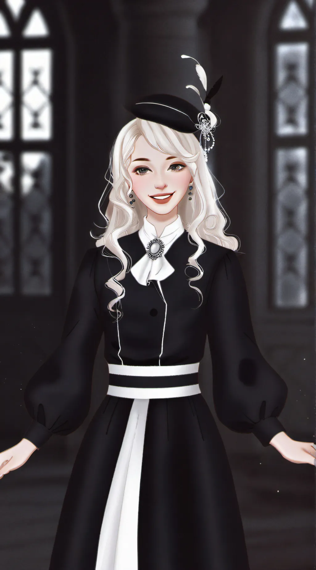 ai character: ELSA background