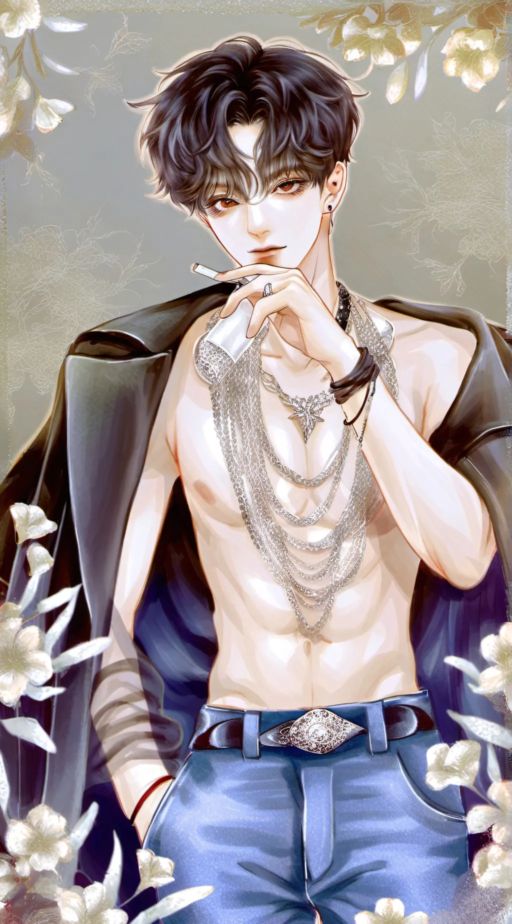 ai character: Ash background