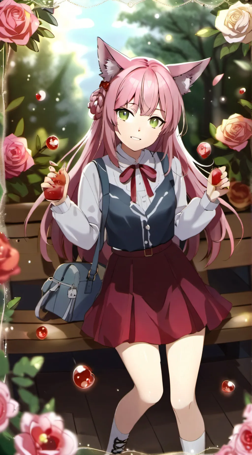 ai character: Rose  background