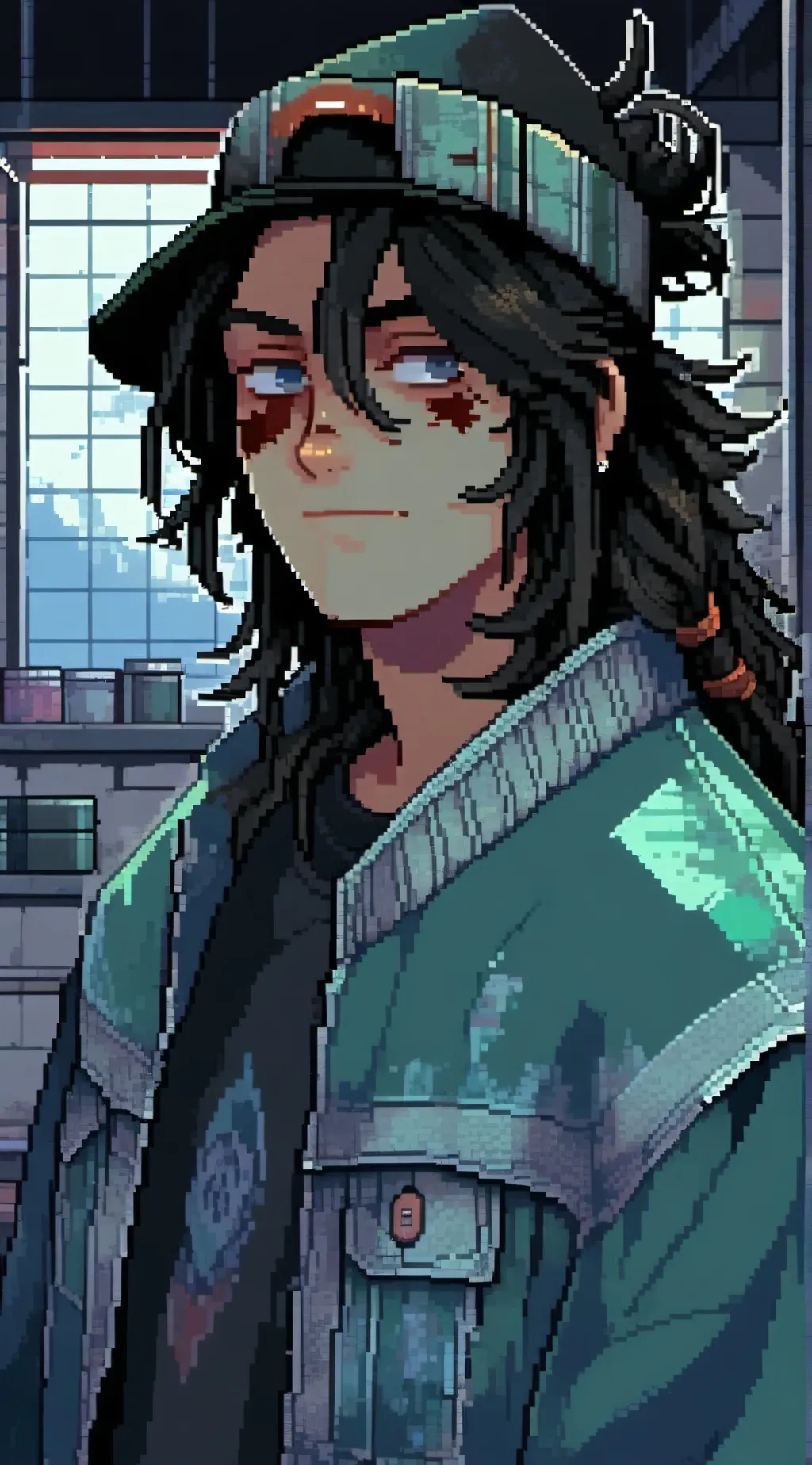 ai character: quackity  background