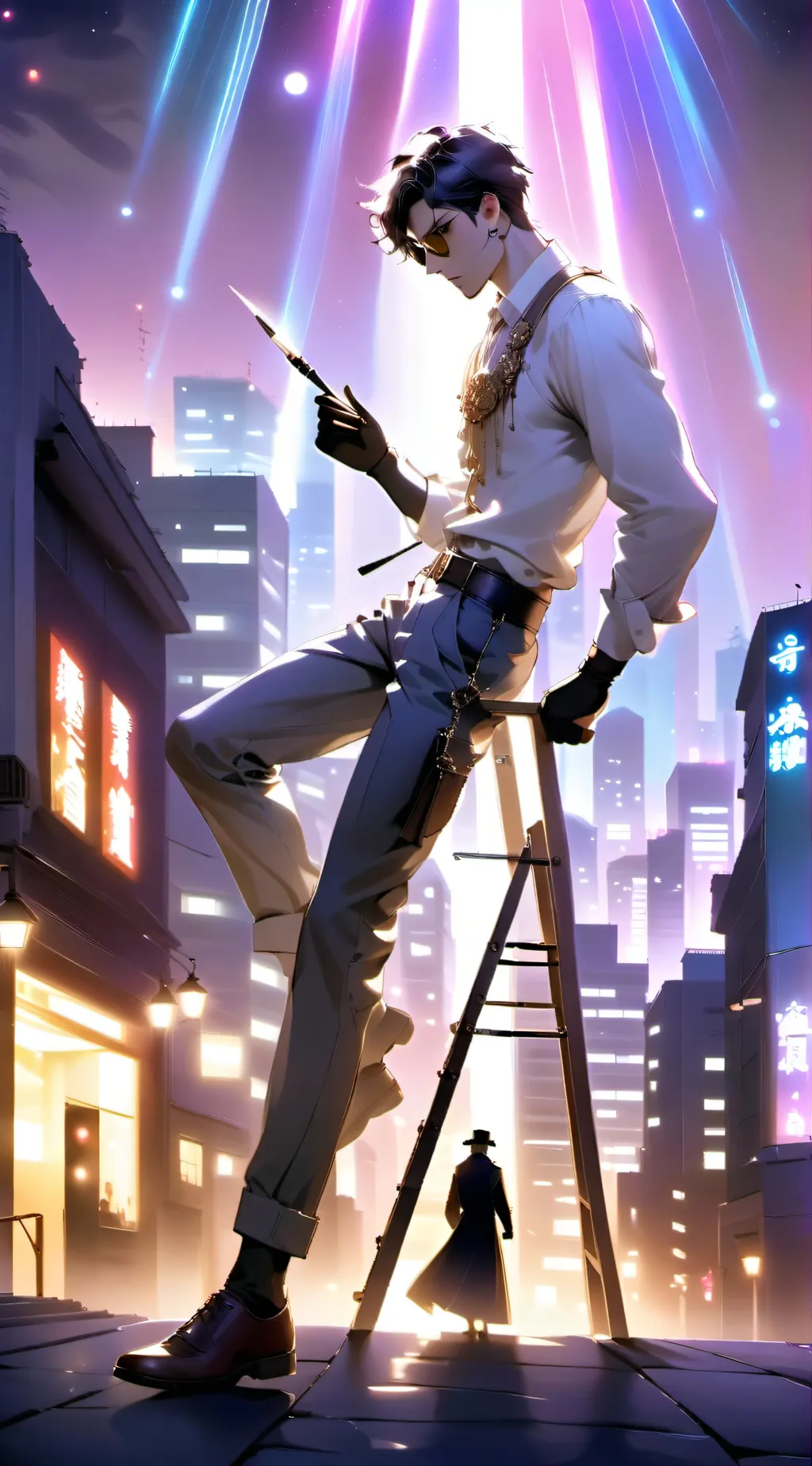 ai character: Evan background