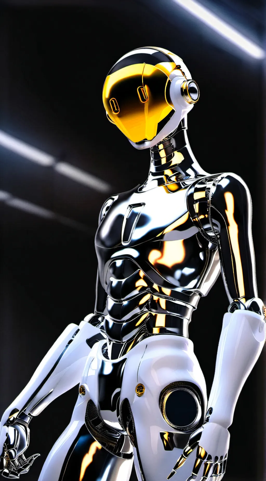 ai character: big red background