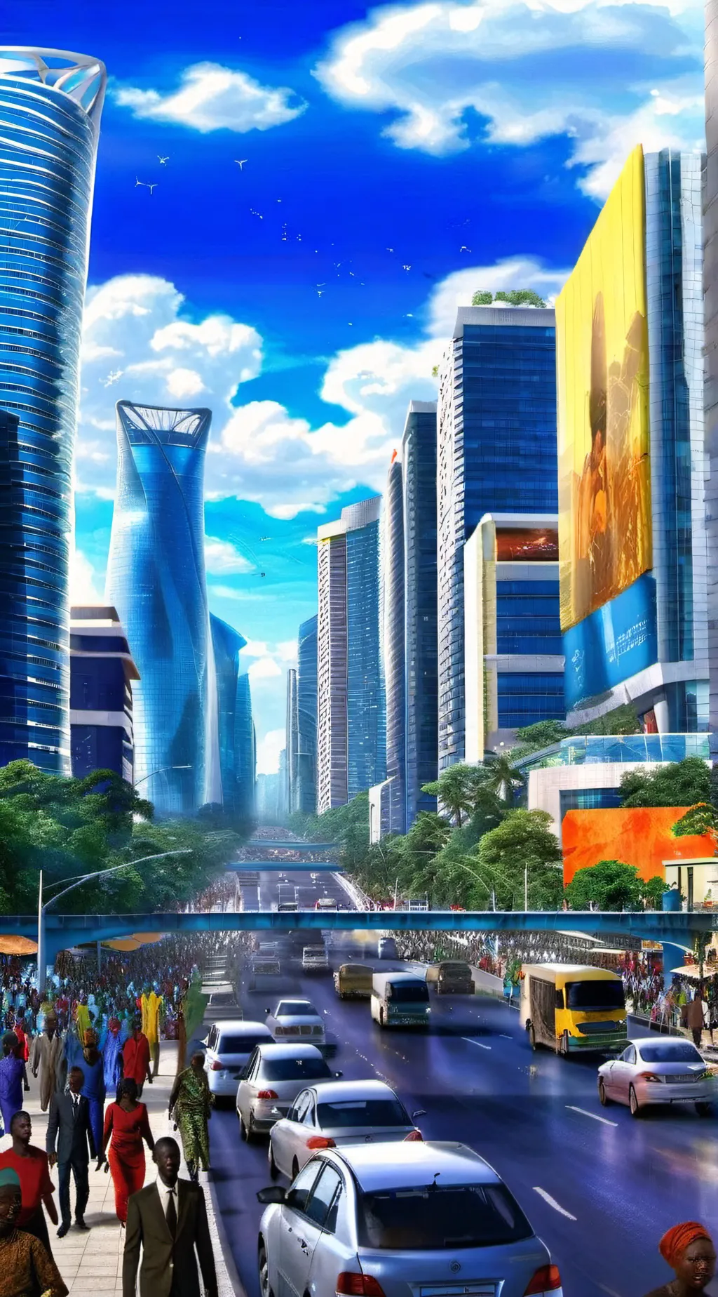 ai character: Nigeria  background