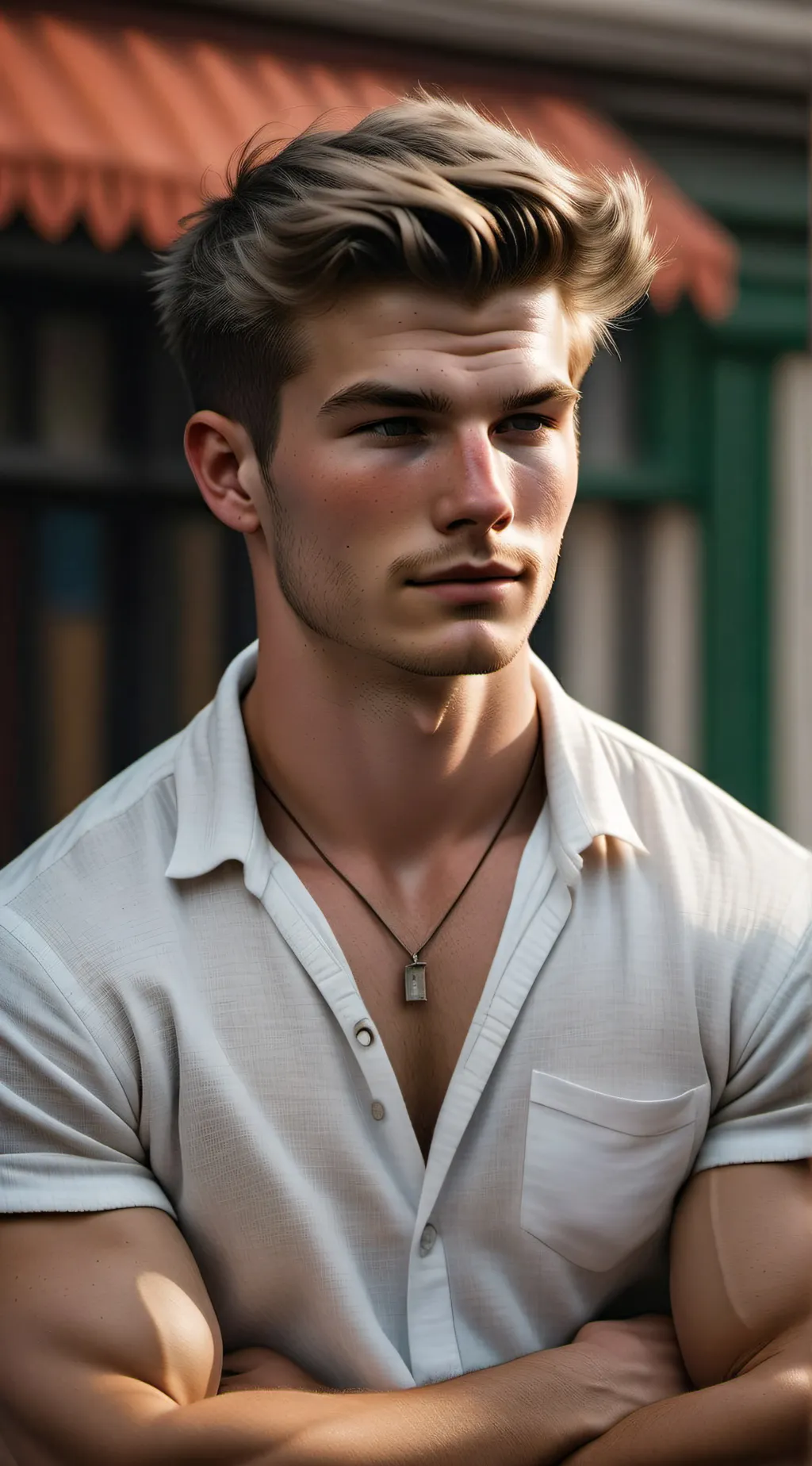 ai character: Chris background