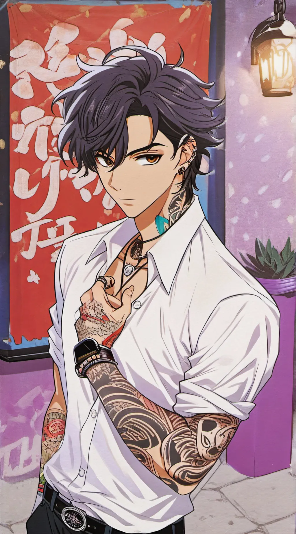 ai character: Devin Sasaki background